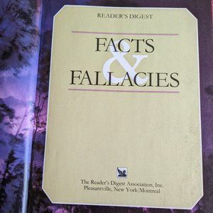 Reader's Digest Facts and Fallacies Stories of the Strange and Unusual